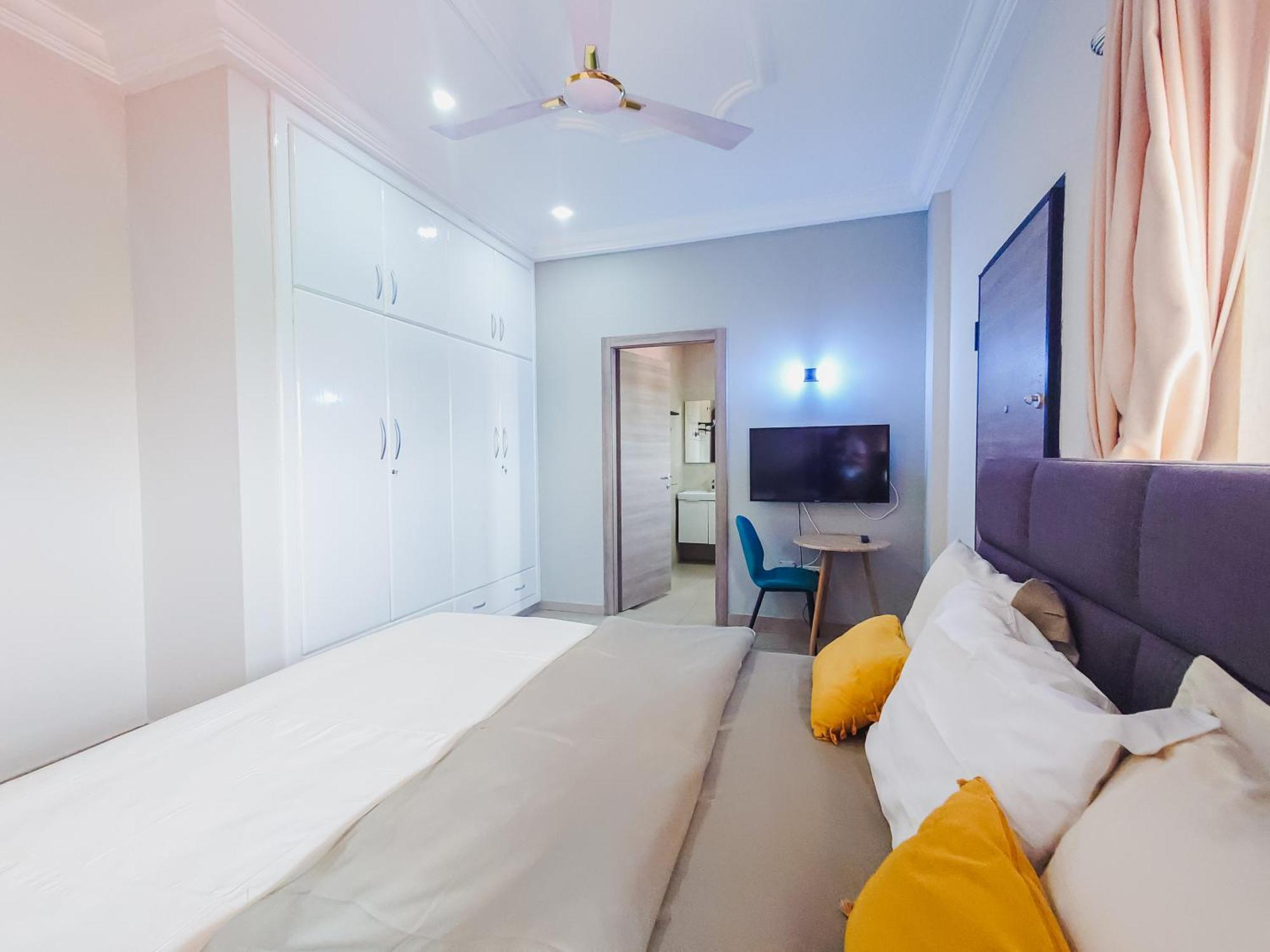 Queens View Apartment Accra Bagian luar foto